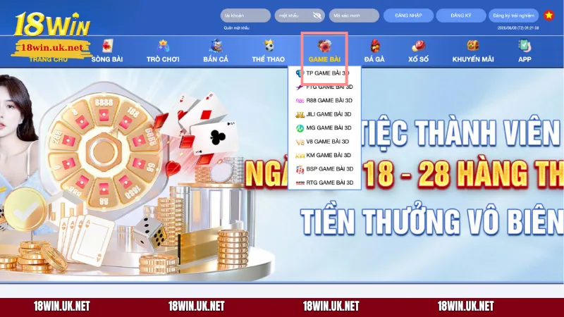 Hướng dẫn cách chơi cá cược live casino 18WIN online