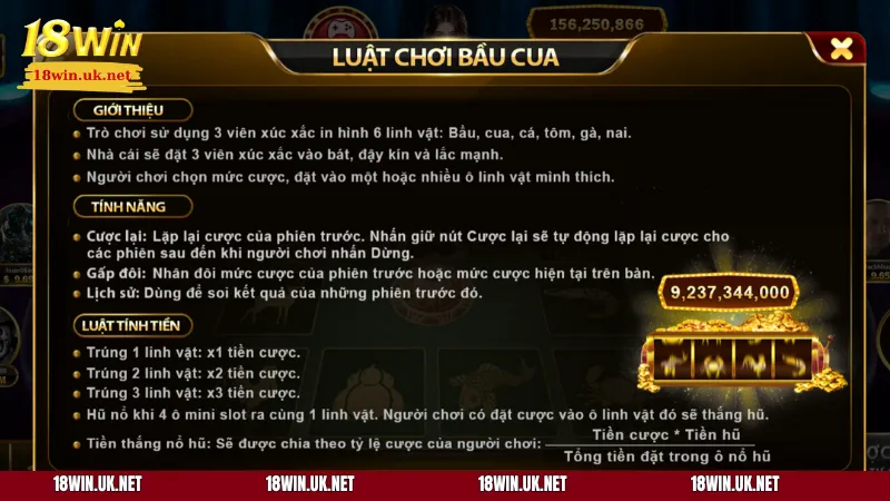 Hướng dẫn luật chơi chi tiết cho hội viên mới của 18WIN