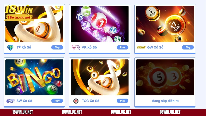 Top 3 siêu phẩm cá cược xổ số không thể bỏ qua tại 18WIN