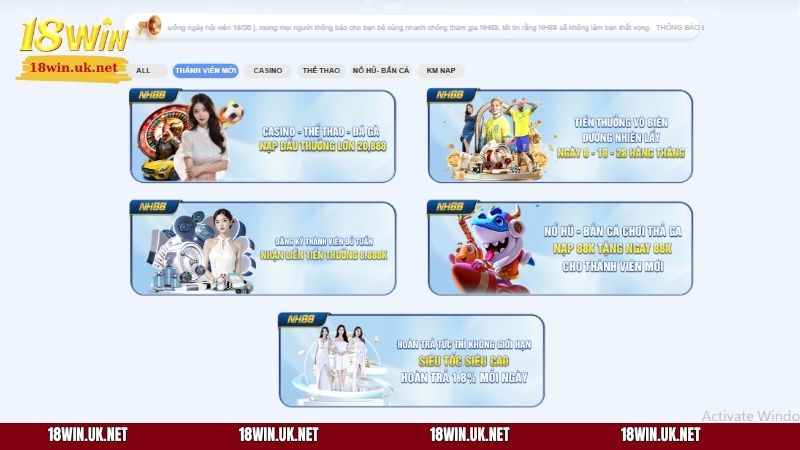 Ưu đãi hấp dẫn dành cho tài khoản mới đăng ký